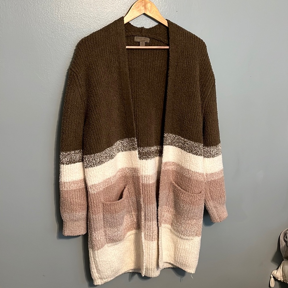Barefoot Dreams CozyChic® Sunset Boyfriend Cardigan Size M